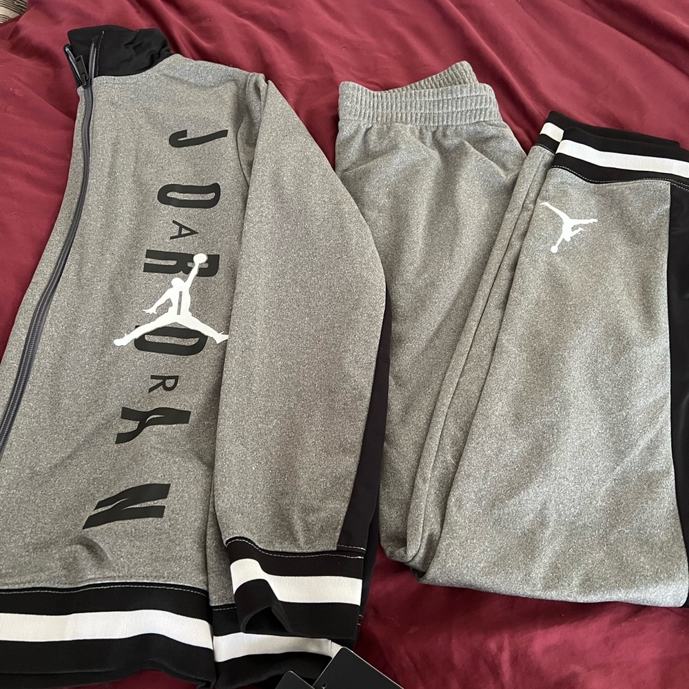 Jordan Gray Jacket and Pants Set